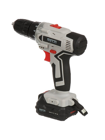 Дрель-шуруповерт аккумуляторный, Булат, ДАБ 12, 12 В, быстрозажимной патрон, кейс, 201111412