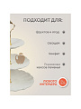 Ваза для фруктов, 3 яруса, керамика, 25.5х2.5, 20.5х2, 15.5х1.5 см, Y4-6315, белая - фото 4