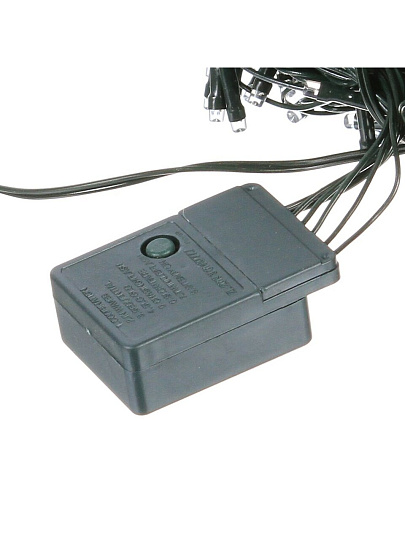 Гирлянда 300 ламп, 20 м, 8 режимов, свет мультиколор, зеленая, сетевая, Y4-5648