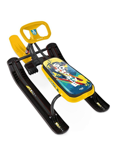 Снегокат Nika, Тимка спорт 2+, ТС2+/WS, 42 см, Граффити, красный каркас