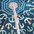 Зонт пляжный 180 см, с наклоном, 8 спиц, металл, Якоря, LY180-1(1813B-4AA) - фото 2