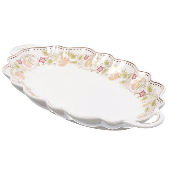 Блюдо фарфор, овальное, 26 см, Оливия, Beatrix, МН082Z