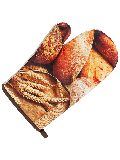 Прихватка-варежка 26х18 см, 100% полиэстер, Ароматная выпечка, Y9-172