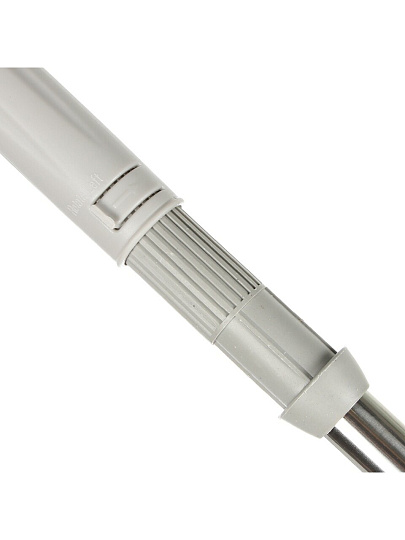 Швабра веревочная, микрофибра, 135 см, темно-серая, с отжимом, A260076