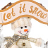 Фигурка декоративная Снеговик, 44.5 см, подвесная, SYGZWWA-37230089 - фото 3