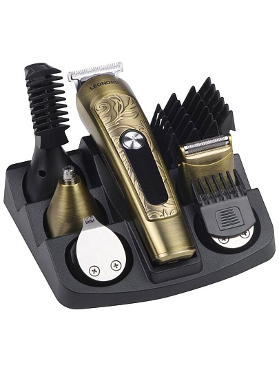 Набор для стрижки Leonord, LE-1247, аккумуляторный, 5 Вт, бритва, триммер, машинка