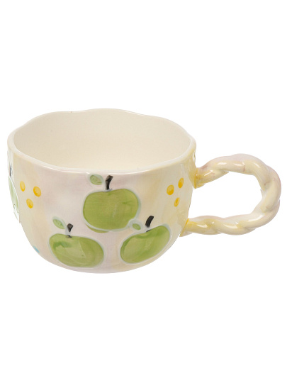 Кружка керамика, 500 мл, Яблочко, 11.8Х7.5 см, Y4-11317, в ассортименте