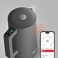 Чайник электрический Редмонд, SkyKettle KM231S, Strix, сер, 1.7 л, 2200 Вт, смарт, ск нагр элем, пла - фото 6