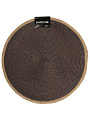 Салфетка декоративная полипропилен, 38х38 см, круглая, шоколад, Domenik, Jute, DMP25 - фото 2