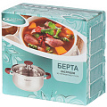 Кастрюля нержавеющая сталь, 5 л, крышка стекло, Катунь, Берта, КТ15-D-24, индукция - фото 11