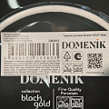 Тарелка суповая, фарфор, 19 см, круглая, Black Gold, Domenik, DM3012-1 - фото 4