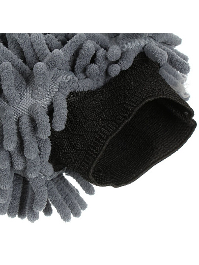 Губка-варежка Clim Art, CLA00739, микрофибра, шиншилла, 15х25 см