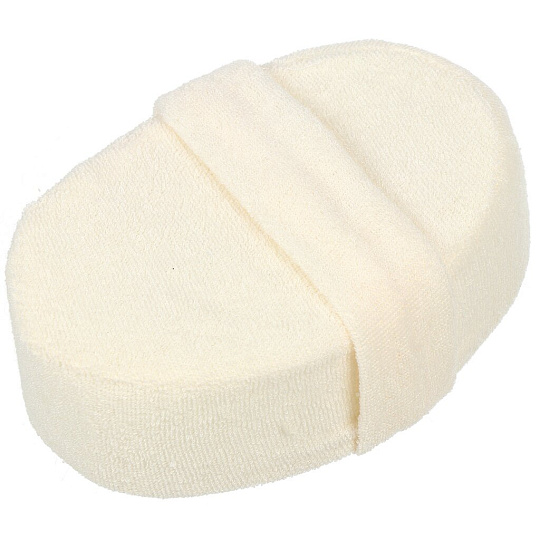Мочалка банная овальная, хлопок, крапива, жесткая, брус, Beauty Format, 45587-4002