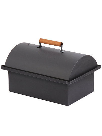 Коптильня 2 яруса, 55х38.5х38.5 см, сталь, 1.5 мм, с гидрозатвором, Grillux, Smoky Lux, ВЗР2265-1