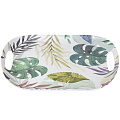 Поднос пластик, 38х27 см, овальный, Листья, Y4-6190 - фото 2