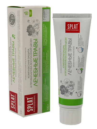 Зубная паста Splat, Prof Актив Лечебные травы, 100 г
