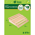 Подголовник для бани 35х29х9 см, мягкий, липа, Банные штучки, 32144