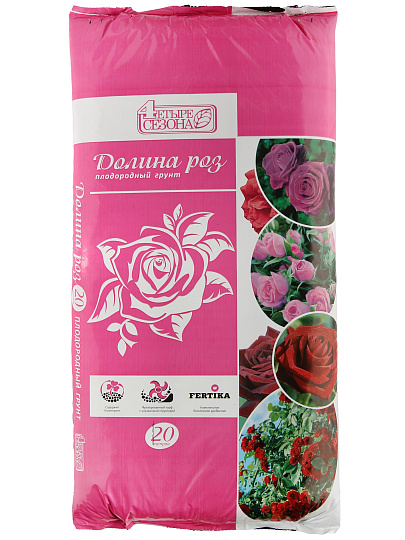 Грунт Долина роз, 20 л, Четыре сезона