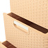 Комод 4 ящика, Плетенка, 30.5х39.5х86 см, бежевый, плетеный, Элластик-Пласт - фото 2