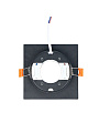 Светильник встраиваемый Вега, GX53, квадратный, черный, General Lighting Systems, GCL-GX53-H38 - фото 3