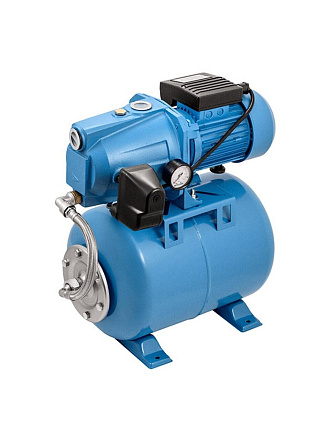 Насосная станция Unipump, 750 Вт, глубина погружения 8 м, максимальный напор 45 м, 3 м³/ч, AUTO JET 100LA