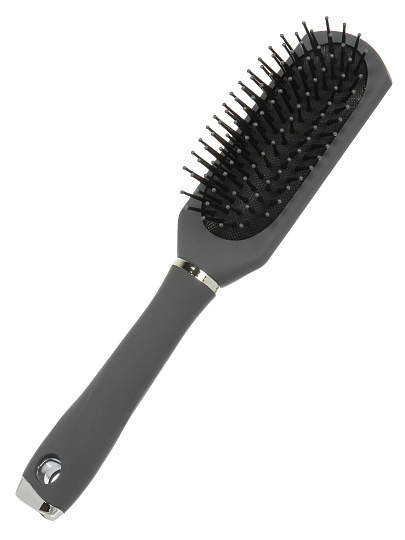 Расческа для волос массажная, узкая, графит, Studio style, 844164-4549