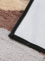 Коврик для ванной, 0.48х0.78 м, полиэстер, коричневый, Silvano, Волна, Y4-11467 - фото 3