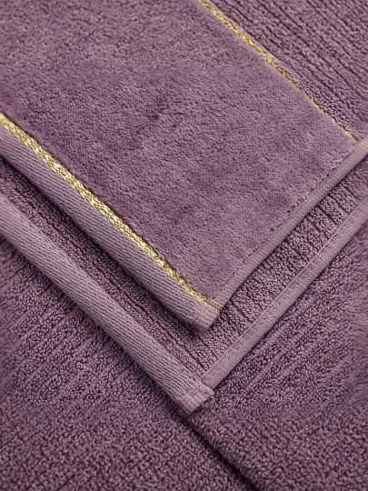 Полотенце банное 70х140 см, 100% хлопок, 500 г/м2, Оксфорд, пыльно-сиреневое, Узбекистан, 5311570140