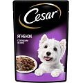 Корм для животных Cesar, 85 г, для собак, кусочки в соусе, ягненок с овощами, F5873