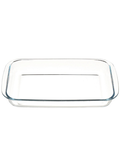 Форма для запекания стекло, 23.8х39.5х5 см, 3 л, прямоугольная, Daniks