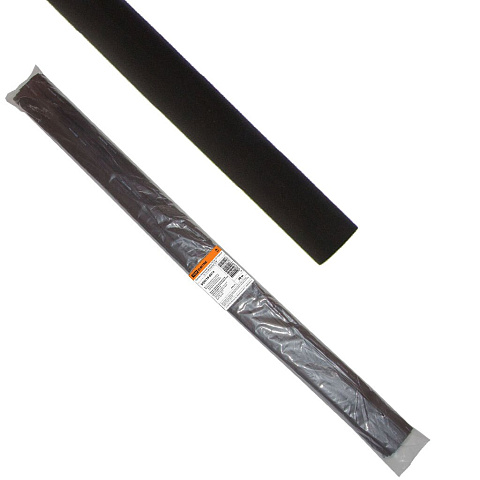 Термоусаживаемая трубка 8/4 мм, черный, по 1м, 50 м/упаковка, TDM Electric, SQ0518-0214