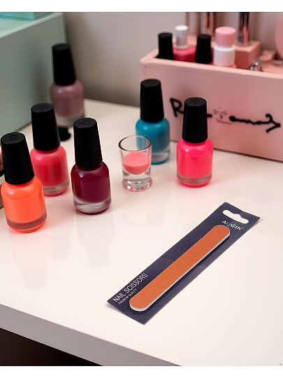 Пилка маникюрная 18х2 см, 120/240, Aqwin, T2020-2523