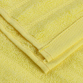 Полотенце банное 50х90 см, 100% хлопок, 450 г/м2, Страйп, Barkas, банановое, Узбекистан - фото 4