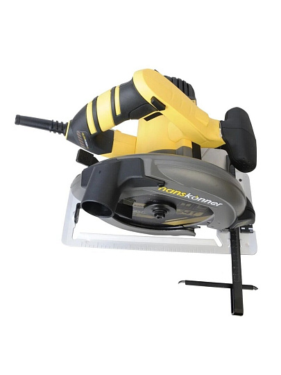 Пила циркулярная, Hanskonner, HCS50190, 1800 Вт, 190х20 мм, 65 мм, 5000 об/мин, константная электроника, LED