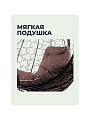 Подвесное кресло 1-мест, 98х72х186 см, 120 кг, Капля, коричневое, ротанг, подушка коричневая, 11020205 - фото 4