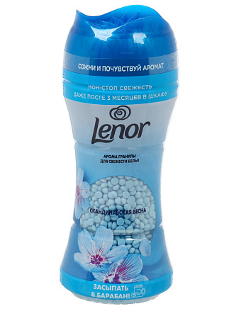 Парфюм кондиционер для белья Lenor, Симфония, гранулы, Скандинавская весна, 195 г