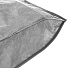 Кофр для хранения одежды 60х100 см, спанбонд, с окошком, серый, П-07 - фото 3