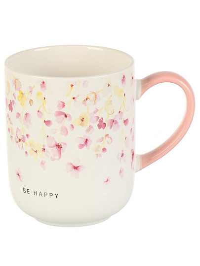Кружка фарфор, 400 мл, Flower &amp; Wishes, GC2502