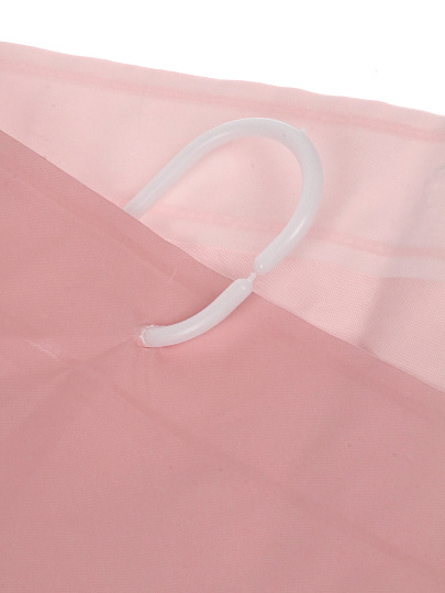 Штора для ванн 180х180 см, PEVA, Розовая однотонная, Y4-11137