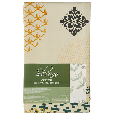 Скатерть Silvano, 140х180 см, ПВХ на нетканой основе, 81393-1