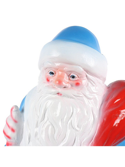 Фигурка садовая Дед Мороз в синем, 30х63 см, новогодняя, 319/1