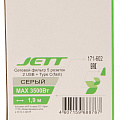 Сетевой фильтр 5 гнезд, 1.9 м, ПВС, 3х1 мм², с заземлением, 16 А, +2USB +TYPE C 2.0, 3.5 кВт, серый, Jett, 171-602 - фото 8