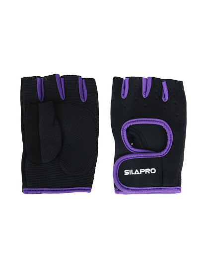 Перчатки защитные, универсальный размер, полиэстер, обхват ладони 21.5-23.5 см, в ассортименте, SilaPro, 191-047