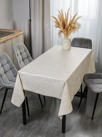 Скатерть Silvano, Элегия, 1.39х1.6 м, ПВХ на тканевой основе, PW195-R1064-2-2