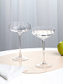 Бокал для шампанского, 210 мл, стекло, 2 шт, Daniks, Moments, креманка - фото 2