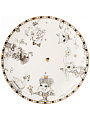 Тарелка обеденная, фарфор, 25.5 см, круглая, Wonderland, Lefard, 590-530