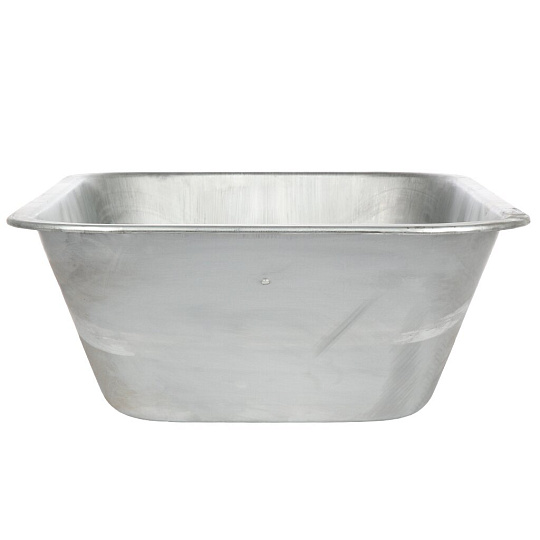 Кузов для строительной тачки сталь, 110 л, 0.8 мм, с отверстиями, серебряный