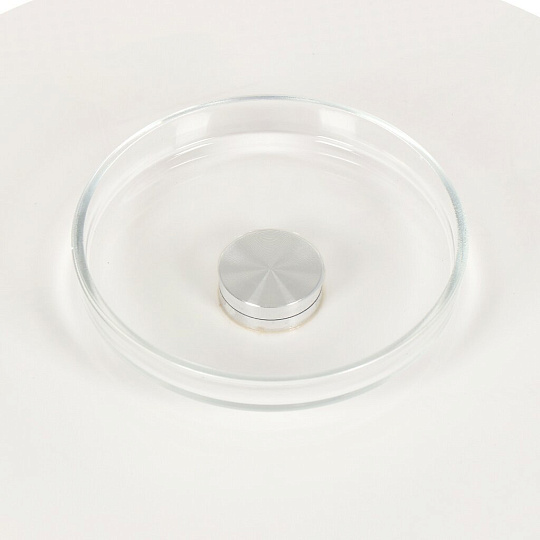 Блюдо стекло, круглое, 28 см, вращающееся, Лаванда, Larange, 105-804