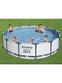 Бассейн каркасный Bestway, 427х107 см, Steel Pro Max, 56950BW, фильтр-насос, лестница, тент, 13030 л - фото 5