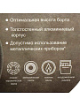 Сковорода-гриль литой алюминий, 28 см, антипригарное покрытие, Горница, Induction Гранит, круглая, индукция, Исг281аг - фото 10